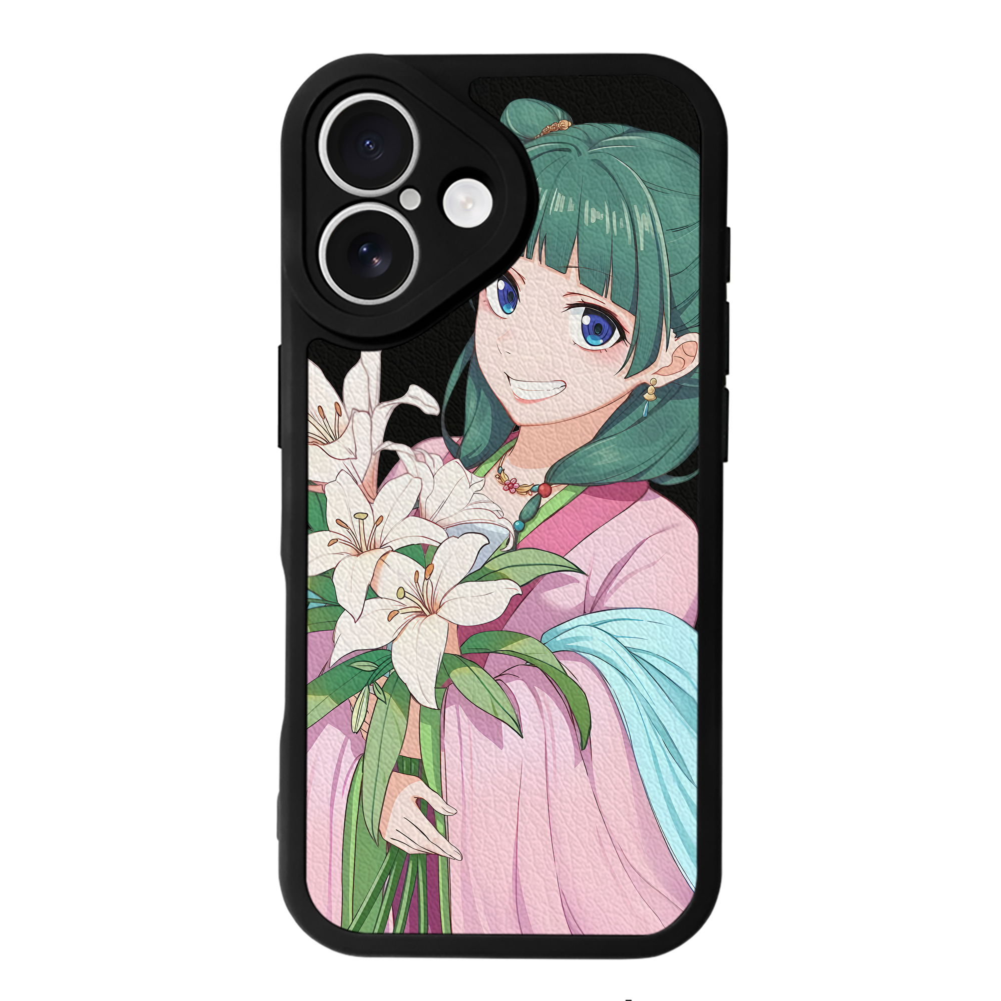 （画像用） 薬屋のひとりごと The Apothecary Diaries 【iPhone 16シリーズ対応】シリコンスマホケース（レザー調） 材質：シリコン
